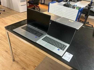 Overview picture of HP laptop (2x)